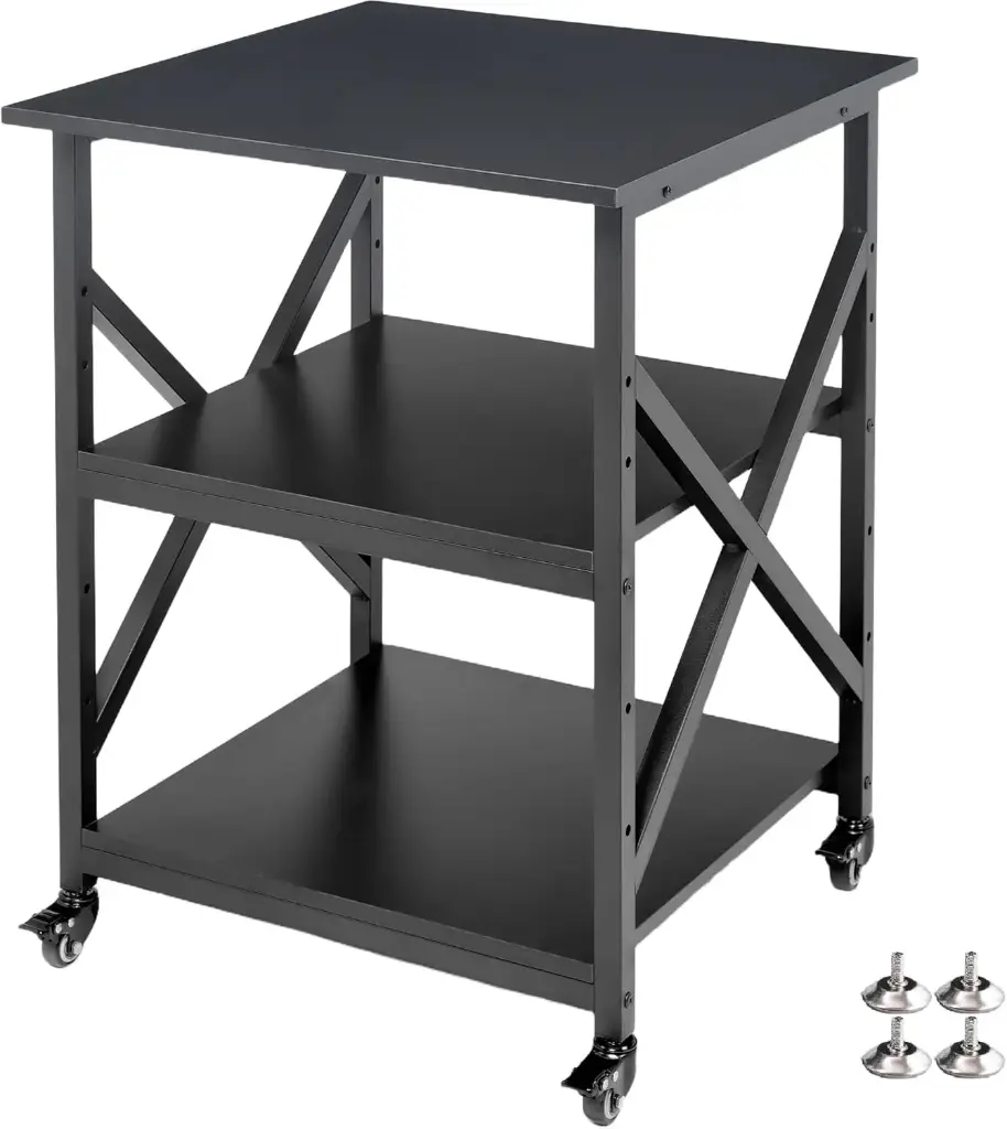 Soporte para impresora, 23.6 x 23.6 x 30.1 pulgadas