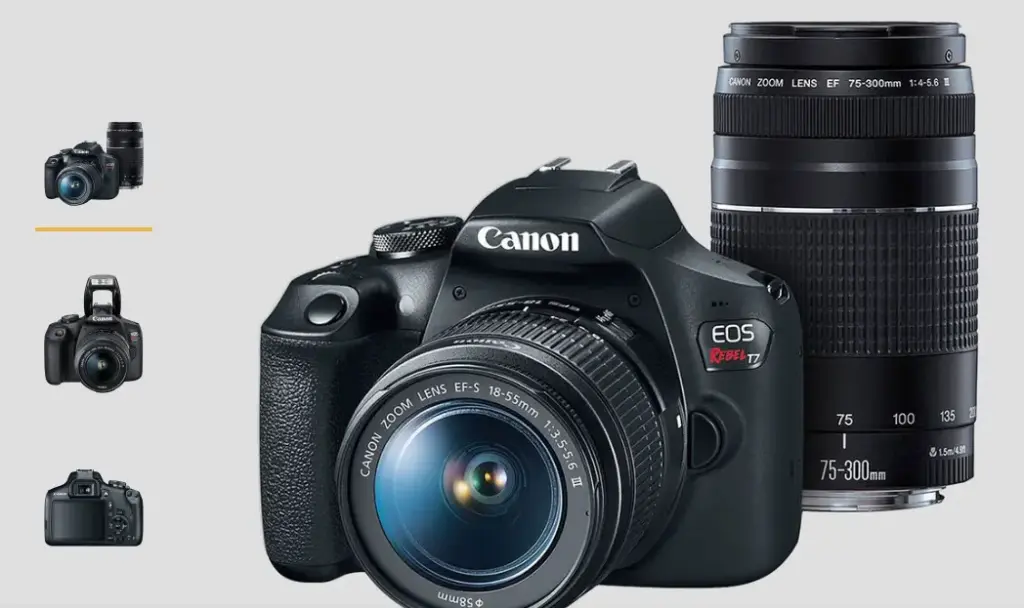 Cámara Canon Eos Rebel T7