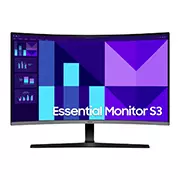 Monitor Curvo Samsung 32" Essential S3 S39GD LCD, 1920x1080 Full HD, 100Hz, HDMI, Negro