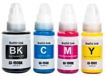 [GN-TINTA-3160] Kit De 4 Botellas De Tinta Hp Gt53 Y Ct52 Negro Amarillo Magenta Cian
