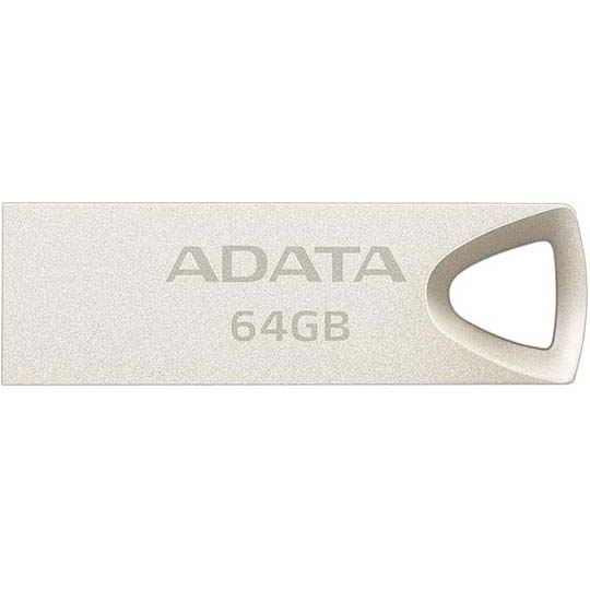 Memoria Flash Adata Uv210 64Gb Usb 2.0 Dorado MetÃ¡lico