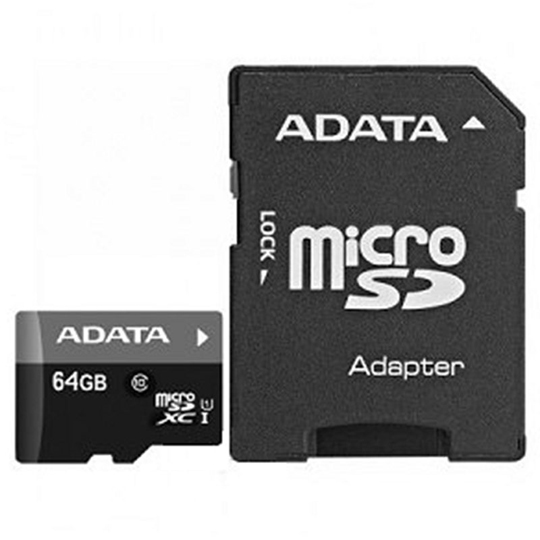 Memoria Flash Adata Premier, 64Gb Micros Dxc Uhs-I Clase 10, Con Adaptador