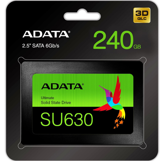 Ssd Adata Ultimate Su630 Qlc 3D, 240Gb, Sata, 2.5", 7Mm