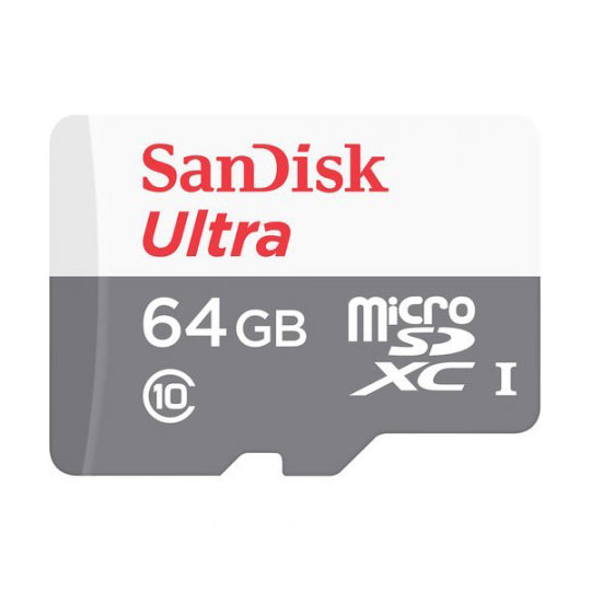 Memoria Flash Sandisk Ultra, 64Gb Micros Dxc Uhs-I Clase 10, Con Adaptador 