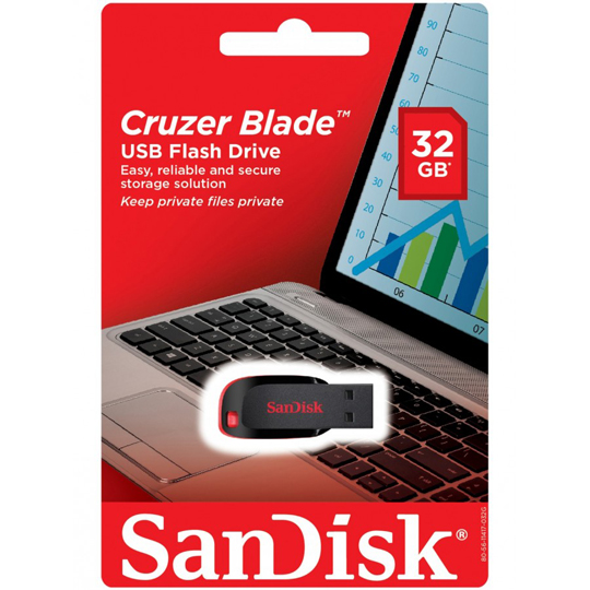 Memoria Flash Sandisk Cruzer Blade 32Gb