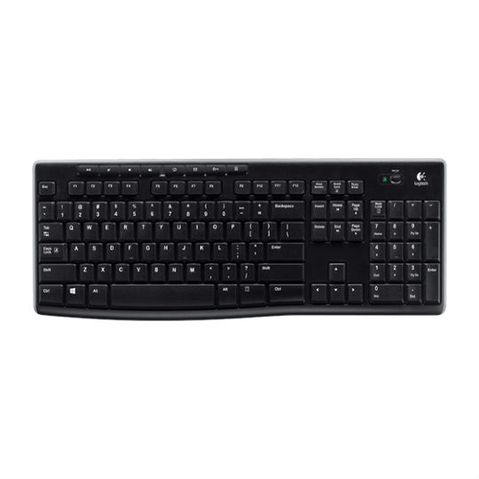 Teclado Logitech K270 Inalámbrico Negro