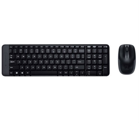Kit Logitech Teclado Y Mouse Mk220 Negro