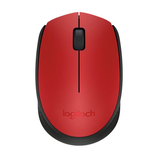 Mouse Logitech M170 Inalámbrico Rojo