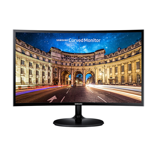 Monitor Samsung Curvo De 24 Pulg Negro