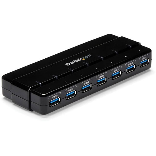 Hub Startech Concentrador Usb 3.0 7 Puertos Con Alimentación