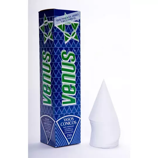 Cono De Papel Venus No. 104. Caja Con 5000 piezas