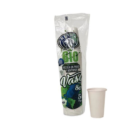 Vaso Biodegradable Reyma No. 8 Paquete C