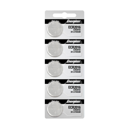 Pila De Litio Energizer Cr2016 De 3.0V Blíster Con 5 Piezas