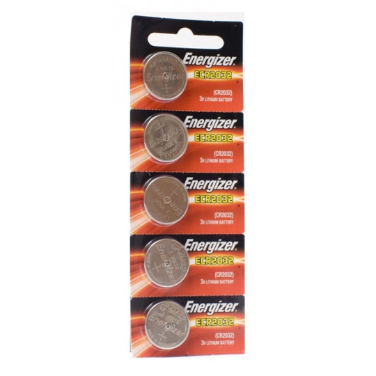 Pila De Litio Energizer Cr2032 De 3.0V Blíster De 5 Piezas