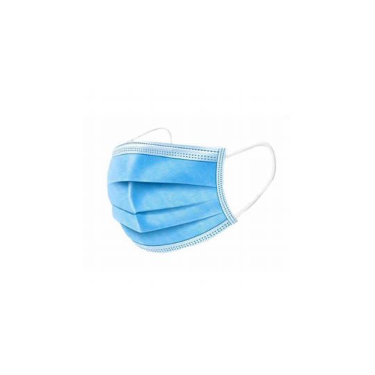 [PIM-CUBOCA-3CTA] Cubrebocas Termosellado Tri Capa Color Azul Paquete Con 50  Piezas