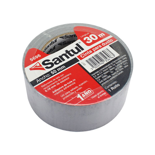Cinta Adhesiva Santul Para Ducto 30 M