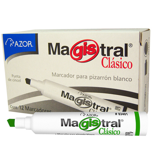 Marcador Magistral Clásico Punta Cincel