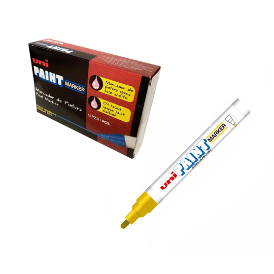 Marcador Permanente Unipaint Punta Bala