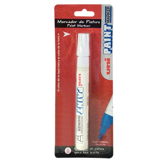 Marcador Permanente Unipaint Punta Bala