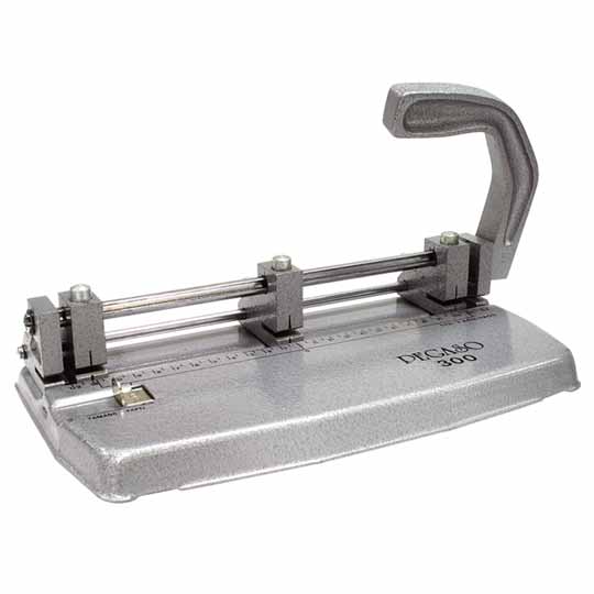 Perforadora Metálica Pegaso 300 De 3 Orificios Perfora Hasta 30 Hojas
