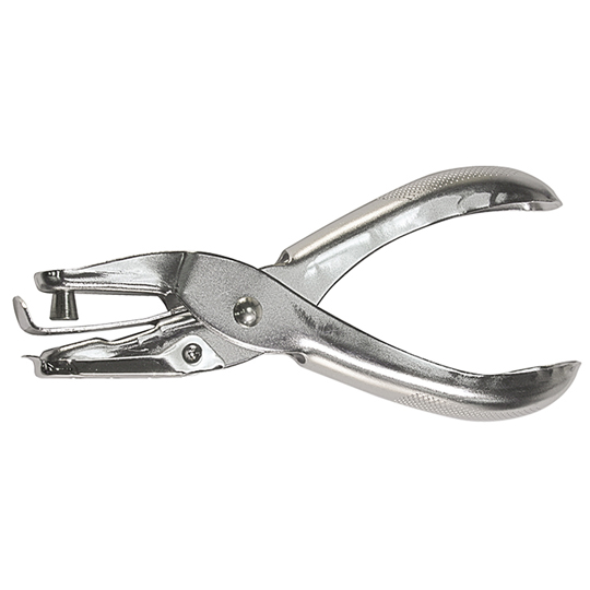 Perforadora Metálica Pegaso 540 De 1 Orificio Perfora Hasta 6 Hojas 