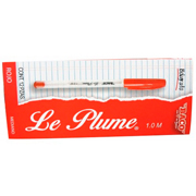 Bolígrafo Le Plume Rojo, Punto Median 12 Piezas