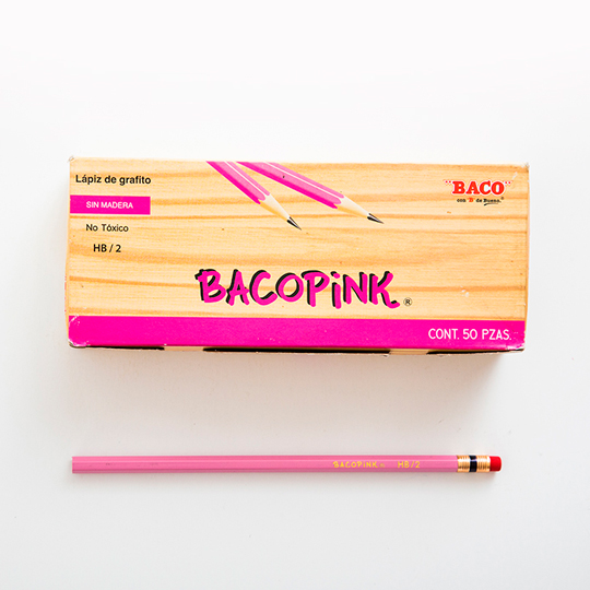 Lápiz Bacopink Hb No.2, Coletivo 50 Piezas