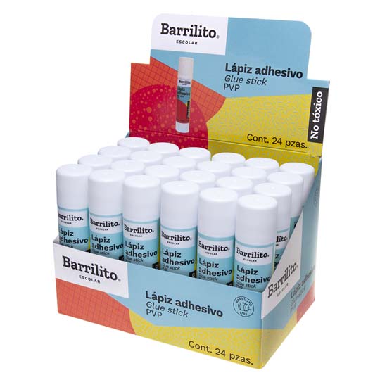Lápiz Adhesivo 21Gr  Barrilito Color Blanco 1 Pieza