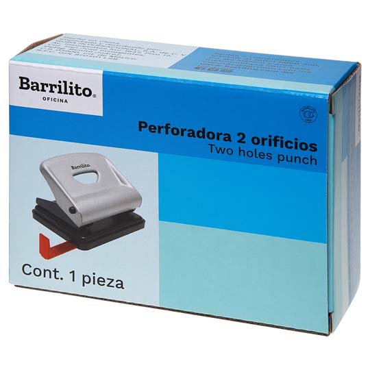 Perforadora 2 Orificios Barrilito Cuerpo