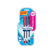 Boligrafo Económico Gel Paper Mate Puntofino Tarjeta 3 Piezas Colores Surtidos 