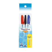 Bolígrafo ST kilometrico punto mediano surtido bolsa con 3 piezas colores básicos