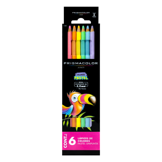 Colores Prismacolor Junior Con 6 Piezas Color Pastel