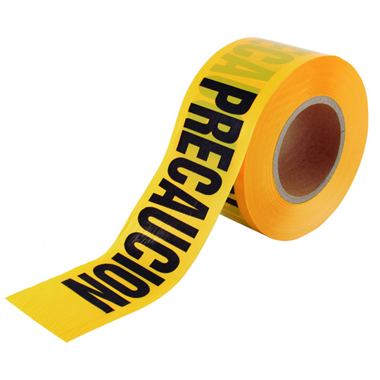 Cinta De Señalización Santul 305M Precaución Color Amarillo