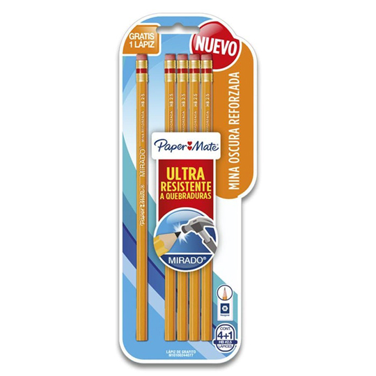 Lápiz Mirado No 2.5 Hexagonal 4 Piezas