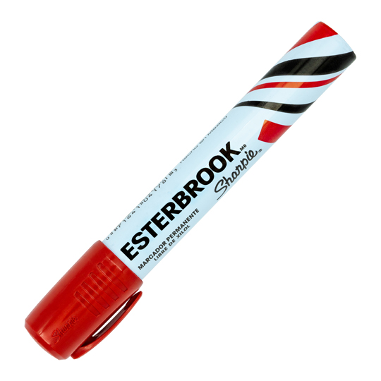 Marcador Permanente Esterbrook Color Rojo