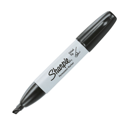 Marcador Permanente Sharpie Chisel Negro