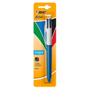 Boligrafo bic cuatro Colores original Boligrafo 4 tintas. blizter 1 pza 