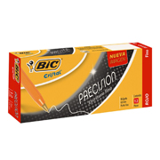 Boligrafo Bic Cristal Rojo Punto Fino 0.8Mm Caja Con 12 Piezas 