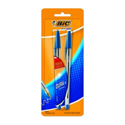 Boligrafo Bic Punto Mediano Azul 2Pz Boligrafo Punto Mediano 1.0 Mm 2 Piezas 