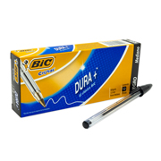Boligrafo Bic Negro Punto Mediano 1.0 Mmcaja Con 12 Piezas 
