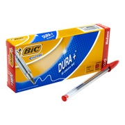 Boligrafo Bic Rojo Punto Mediano 1.0 Mm Caja Con 12 Piezas
