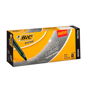 Boligrafo Bic Cristal Negro Ultra Fino 0.7Mm Caja Con 12 Piezas