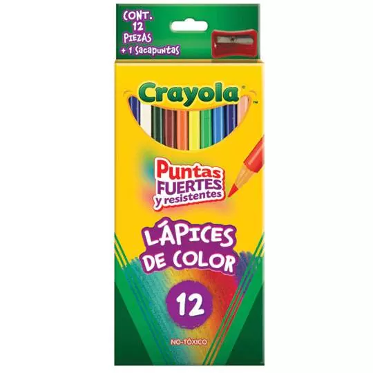 Colores Redondos Crayola Con 12 Piezas