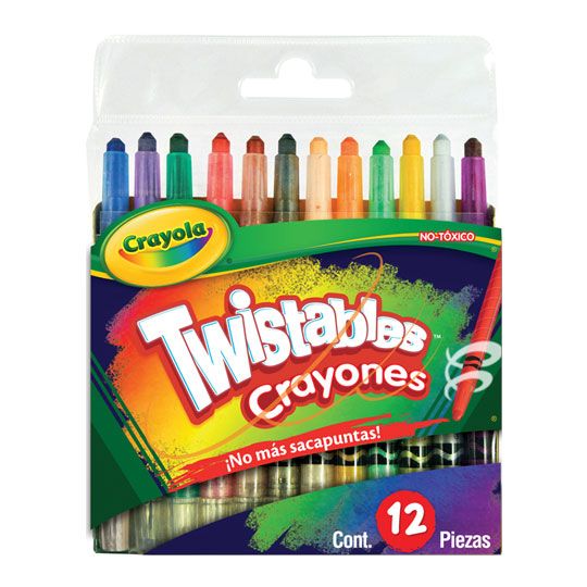Mini Crayones Crayola Twistables  12 Piezas