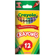 Crayones Crayola Estándar 9.21X.7.9Cm, 12 Piezas