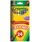 Crayones Crayola EstÃ¡ndar 9.21Cmx.7.9Cm, 24 Piezas