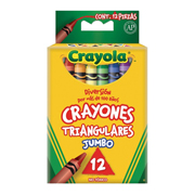 Crayones Crayola Triangulares 12 Piezas