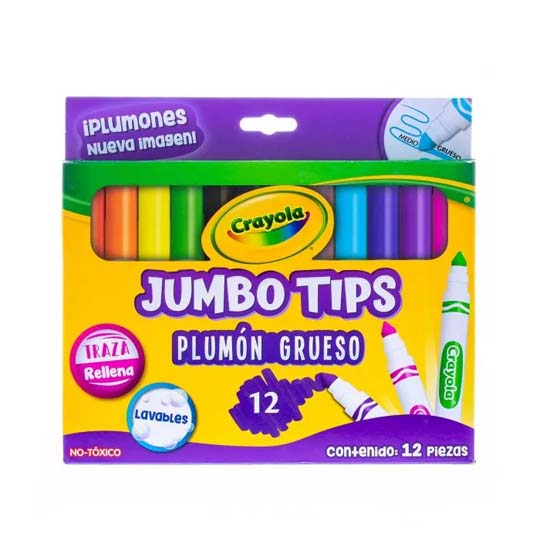 Plumones Crayola Brillantes Gruesos Lava