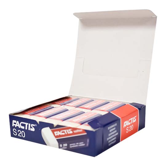 Goma De Borrar Factis S20 Caja Con 20 Piezas