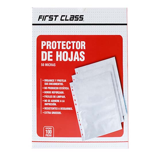 Protector De Hojas Dietrix Tamaño Carta 100 Piezas, 50 Micras